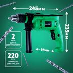 Дрель сетевая ударная Oasis Eco DU-60, 600 Вт
