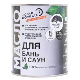Масло для бань и саун Mighty Oak цвет медово-прозрачный