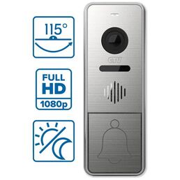 Вызывная панель для домофонов / видеодомофонов CTV-D4005 (серебро)