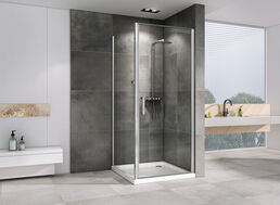 Душевой уголок Abber Sonnenstrand 70x80 AG04070-S80 стекло прозрачное, профиль хром, без поддона