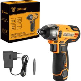 Аккумуляторный ударный винтоверт DEKO DKIS12FU-Li 085-1110