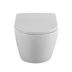 Подвесной унитаз BelBagno Uno BB7306CHR/SC безободковый, с крышкой микролифт, белый
