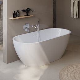 Акриловая ванна BelBagno Uno 140x72 BB701-1400-720-K белая