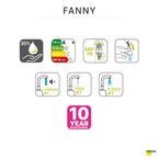 Смеситель кухонный Delinia Fanny высота 20.3 см цвет черный матовый