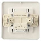 Выключатель встраиваемый Systeme Electric Blanca 1 клавиша цвет алюминий