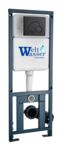 Инсталляция для унитазов WeltWasser WW MARBERG 410 + RD BL кнопка черная