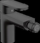 Смеситель для биде Hansgrohe Vernis Blend 71210670 со сливным гарнитуром матовый черный