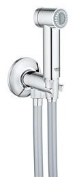 Гигиенический душ с вентилем, держателем и шлангом GROHE Sena, хром (26329000)