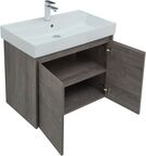 Комплект мебели Aquanet Nova Lite 76 см подвесной (тумба с раковиной и зеркалом)