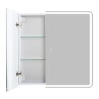 Зеркальный шкаф с подсветкой BelBagno Marino 80 см SPC-MAR-800/800-2A-LED-TCH белый