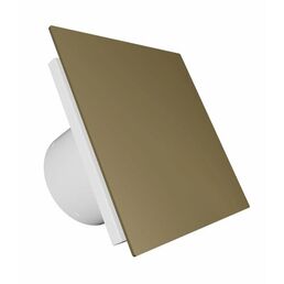 Вентилятор вытяжной DiCiTi AEON 4C, D 100, с обратным клапаном, с пластиковой панелью PA Champagne