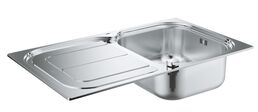 Мойка из нержавеющей стали с корзинчатым вентилем, K300 45-S 86/50 (31563SD0)