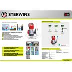 Насос погружной дренажный Sterwins CDW-3 для грязной воды, 11000 л/час