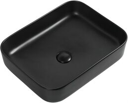 Накладная раковина Aquanet Soul-1-MB 50 см черная