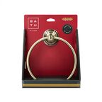 Полотенцедержатель-кольцо Bath Plus Bronx Gold цвет золото