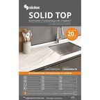 Столешница кухонная Марола 120x60x1.6 см HPL-пластик цвет серо-белый