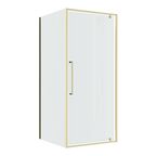 Душевой уголок Niagara Nova 90x100 NG-45-9ASG-A100SG-34 стекло прозрачное, профиль золото брашированное
