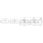 Тумба Kerama Marazzi Plaza Modern подвесная белая 120х51 см
