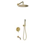 Встраиваемая душевая система RGW Shower Panels 51140855-06 золото