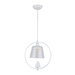 Светильник подвесной Arte Lamp Passero E27 40 Вт 2 кв.м белый IP20 (A4289SP-1WH)