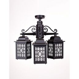 Потолочный светильник уличный IP44 Oasis Light LONDON S 64870SA/3 Bl в фиде фонаря