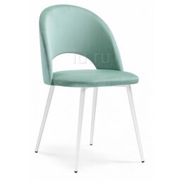 Стул Woodville на металлокаркасе Ирре confetti aquamarine / белый глянец 464199