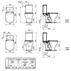 Унитаз напольный Ideal Standard Tesi Aquablade T008701 с крышкой