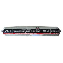 Герметик VGT для срубов, для межбревенных швов, акриловый 900 мл. белый 1 шт. 900 гр