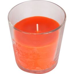 Свеча ароматизированная в стакане Апельсин с бергамотом