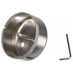 Коронка по стеклу и керамике VertexTools 75X55 с центрирующим сверлом CRv