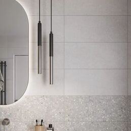 Настенная плитка Cracia Ceramica Bravo 01 25x60 см 1.2 м² цвет серый