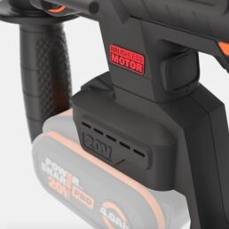 Перфоратор аккумуляторный бесщеточный WORX WX381, 20В, 4Ач x1, ЗУ 2А, кейс