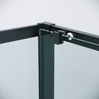 Душевой уголок Grossman Cosmo 110x90 120.K33.02.1190.21.00 без поддона, стекло прозрачное, профиль черный матовый