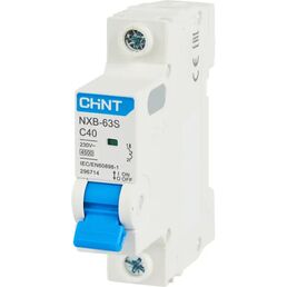 Автоматический выключатель CHINT NXB-63S 1P C40 А 4.5 кА