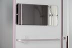 Душевая кабина Esbano Elegancia 120х90 EST-129CKR с крышей, стекло матовое, профиль хром