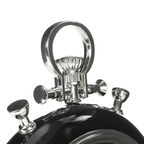 Часы настенные IsTime Gear черные 31х6,5х41 см