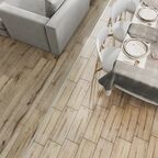 Глазурованный керамогранит LB Ceramics Маттоне 19.9x60.3x0.85 см 0.96 м² матовый цвет дерево