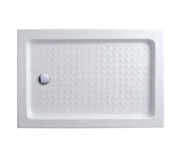 Акриловый душевой поддон Cezares TRAY-A-AH-110/80-15-W