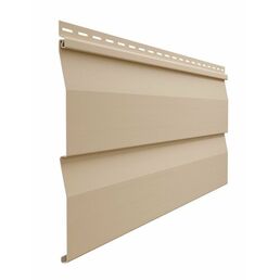 Сайдинг Docke STANDARD под дерево, Корабельный брус D4.5D из Винила, крем-брюле