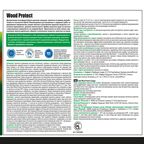 Пропитка для дерева Dufa Wood Protect полуматовая белая 9 л