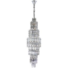 Подвесная люстра хрусталь каскадная Divinare Rosie 3511/02 LM-36