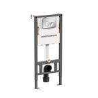 Инсталляция для унитаза Ceramica Nova Balance CN121001CH с кнопкой хром глянцевый