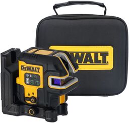Аккумуляторный лазерный нивелир DEWALT DCLE14251GB, 10.8 В, зеленый луч, 45 м, со встроенной АКБ, в чехле (DCLE14251GB-XJ)