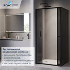 Душевой уголок с открытием двери вовнутрь RGW LE-45-B (Тонированное, 1200x1000)