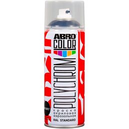 Акриловая аэрозольная краска ABRO POLYCHROM COLOR SP-RAL-9017
