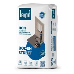 Наливной пол Bergauf Boden Street 25 кг