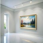 Краска интерьерная для стен и потолков износостойкая матовая Profipaints ECO INTERIOR VISION  0.9л , Грозовое небо