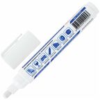 Маркер-краска BRAUBERG Professional Plus Extra, лаковый, 6 мм, нитро-основа, белый, 151450