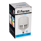 Лампа светодиодная Feron Е27/Е40 6400К 70 Вт 6600 Лм 220 В цилиндр T140 матовая