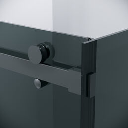 Душевой уголок Grossman Classic 110x90 120.K33.04.1190.21.10 без поддона, стекло тонированное, профиль черный матовый
